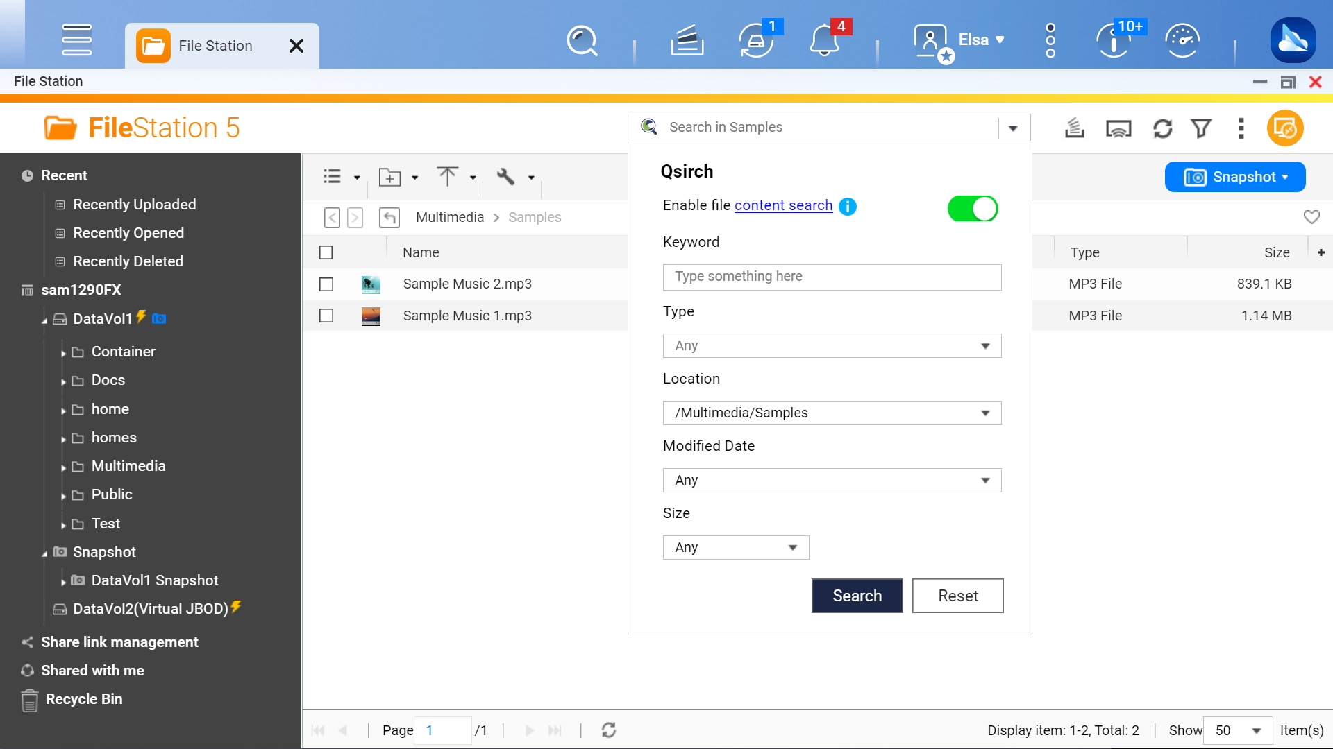 File Station 文件总管